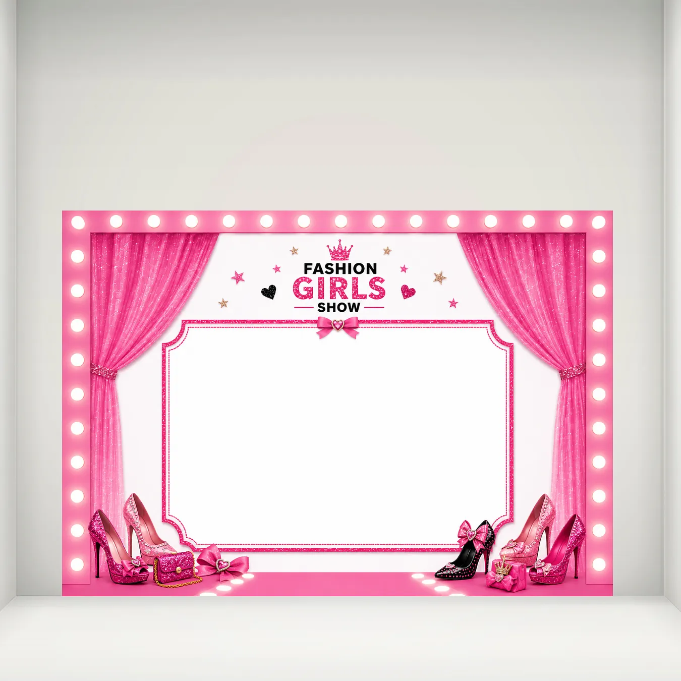 Banner Plano 2D, 1 unidad, Mural de FashionGirl Show
