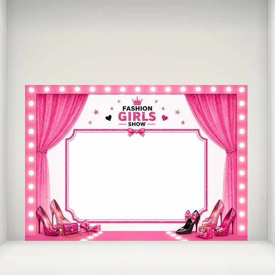 Banner Plano 2D, 1 unidad, Mural de FashionGirl Show